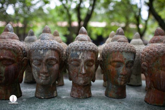 Art Pottery, Atlantis Pottery, buddha head