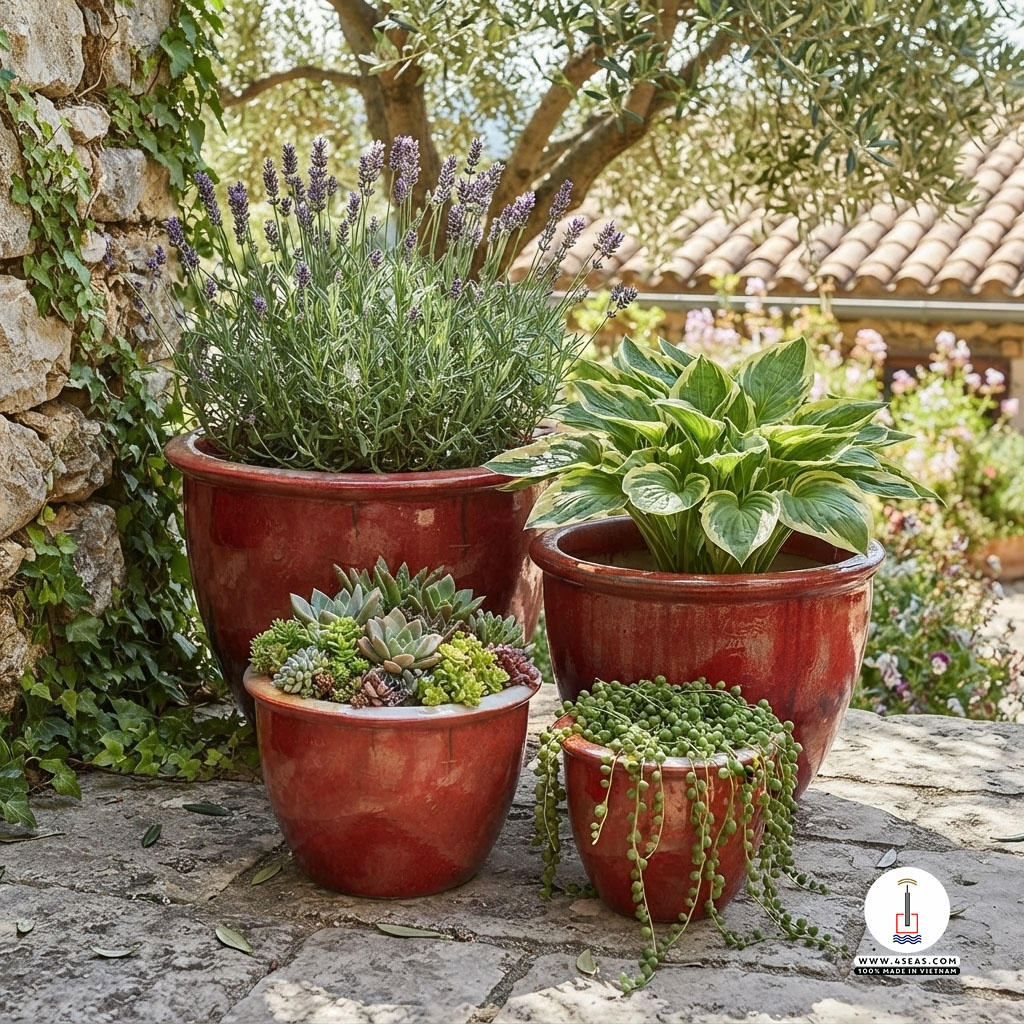 #4seasCeramics #PotteryVietnam #WholesalePlanters #GardenDesign #LandscapeArchitecture #CeramicManufacturer #HighFiredPottery #OutdoorDecor #WholesaleCeramics
